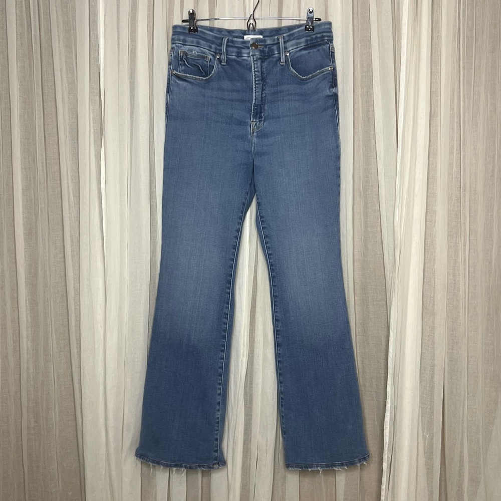 Good American Blue Boot Cut Jeans